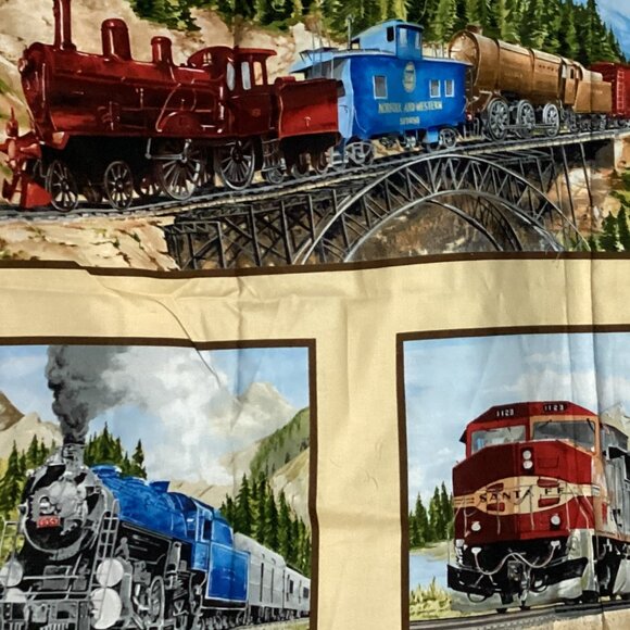 Quilt top and Assorted Boys fabrics - Picture 8 of 11